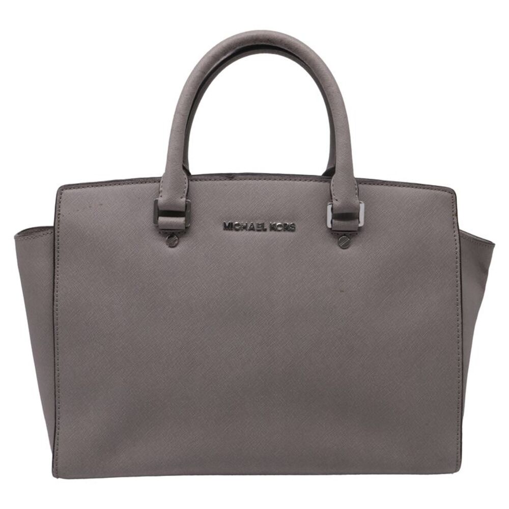 Michael Michael Kors Selma Handbag in Grey Leather